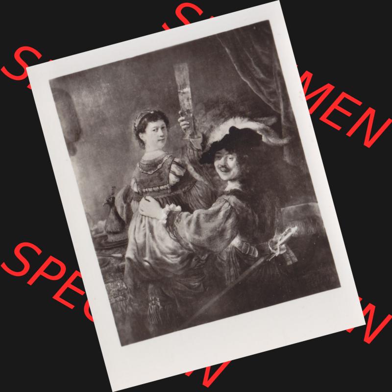 Fotos DDR Bezirk Dresden, Kreis Dresden, Stadt Dresden Gemäldegalerie Alte Meister, Foto vom Gemälde 1972, Rembrandt Harmensz van Rijn. Foto von einen Gemälde... Sammlung