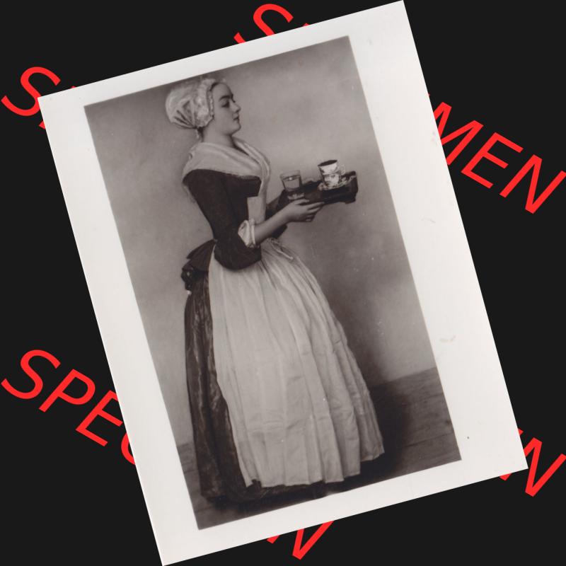 Fotos DDR Bezirk Dresden, Kreis Dresden, Stadt Dresden Gemäldegalerie Alte Meister, Foto vom Gemälde 1972, Jean-Etienne Liotard, Das Schokoladenmädchen.... Sammlung