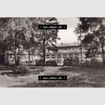 Alte Ansichten-Foto DDR Bezirk Rostock, Kreis Greifswald Ostseebad Lubmin in s/w 1966, 6. Ostseebad Lubmin FDGB-Erholungsheim Adolf Diesterweg, P 1-66 IV-14-45 N 6177.... Sammlung