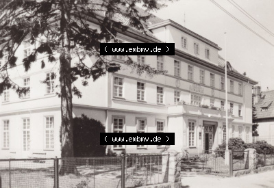 Alte Foto-Ansichten DDR Bezirk Rostock, Kreis Bad Doberan, Ostseebad Kühlungsborn FDGB-Erholungsheim Albert Kayser. Altes Foto... Sammlung