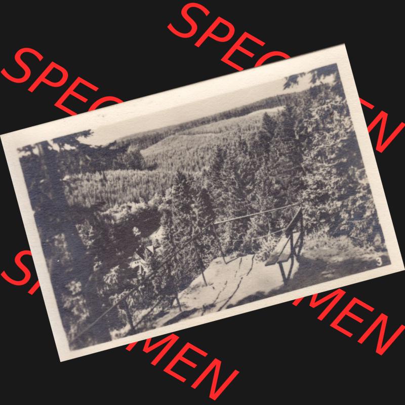 Fotos DDR, Bezirk Erfurt, Kreis Gotha, Tambach-Dietharz in Thüringen, 12 Amateur-Fotos, Foto 3. Spittertempel. s/w - schwarzweiß Foto - Ansichten... Sammlung