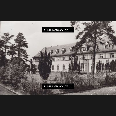 Altes Foto DDR Bezirk Rostock, Kreis Rostock, Ostseebad Graal-Müritz 1975, Sanatorium Richard Assmann. Altes Foto mit Ansicht der DDR Bezirk Rostock, Kreis Rostock,... Sammlung