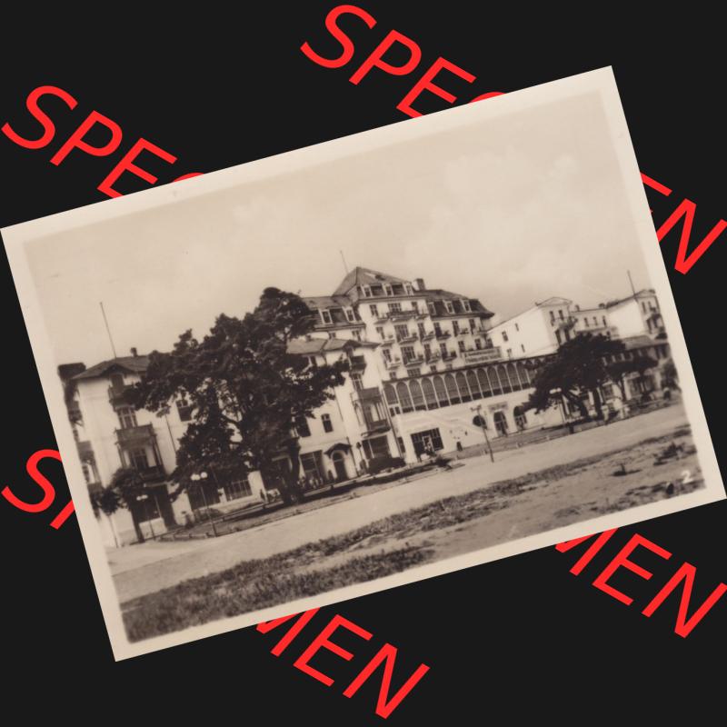 Alte Foto-Ansicht DDR Bezirk Rostock, Kreis Wolgast, Insel Usedom Seebad Heringsdorf 1955, 2. Erholungszentrum Solidarität. Altes Foto der DDR Bezirk Rostock,... Sammlung