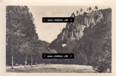 Fotos DDR, Bezirk Erfurt, Kreis Gotha, Tambach-Dietharz in Thüringen, 12 Amateur-Fotos, Foto 5. Das Nadelöhr. s/w - schwarzweiß... Sammlung
