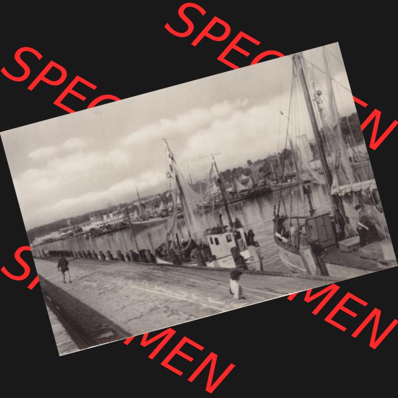 Alte Foto-Ansichten DDR Bezirk Rostock, Kreis Rügen, Insel Rügen, Sassnitz Stubbenkammer 1961: Im Hafen. Altes Foto DDR Bezirk Rostock, Kreis Rügen,... Sammlung