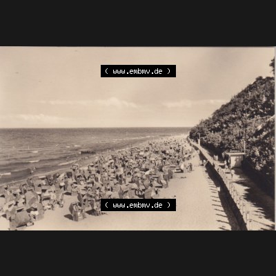 Foto-Ansicht DDR Bezirk Rostock, Kreis Rügen, Ostseebad Sellin 1963, 9. Sellin (Rügen) in Ansichten K 3919. Foto aus DDR-Zeiten der Deutschen Demokratischen... Sammlung