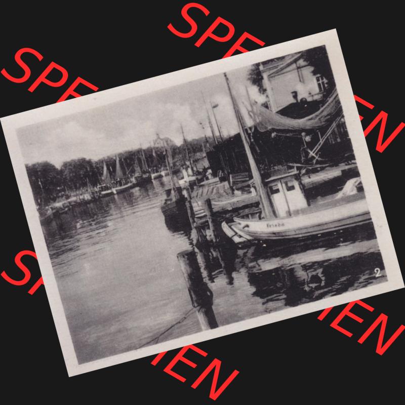 Alte Foto-Ansicht DDR Bezirk Rostock, Kreis Rostock, Hansestadt Rostock, Ortsteil Warnemünde 1957, 10 Fotos von Verlag Lederbogen - Karl-Marx-Stadt 1957, 2. Am... Sammlung