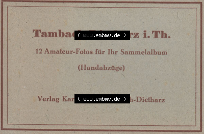 Fotos DDR, Bezirk Erfurt, Kreis Gotha, Tambach-Dietharz in Thüringen, 12 Amateur-Fotos, Foto Tambach-Dietharz in Thürigen, Verlag... Sammlung