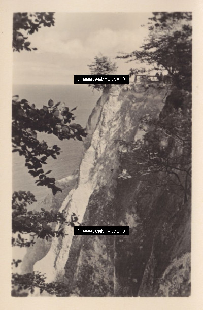 Altes Foto der DDR Bezirk Rostock, Kreis Rügen, Insel Rügen, 10 Motive (Echt Foto) Blick zum Königsstuhl. Altes Foto mit Ansicht... Sammlung