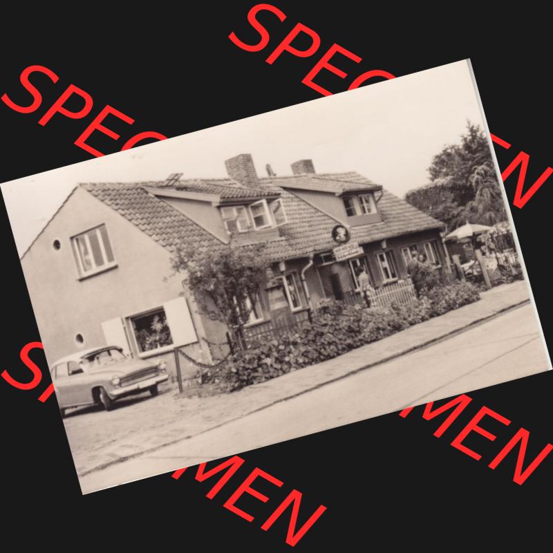 Foto DDR Bezirk Rostock, Kreis Ribnitz-Damgarten, Ostseebad Zingst Mappe in s/w vom Jahrgang 1963 B 8/63, HO-Gaststätte Fischerklause. Altes Foto mit Ansicht der DDR... Sammlung