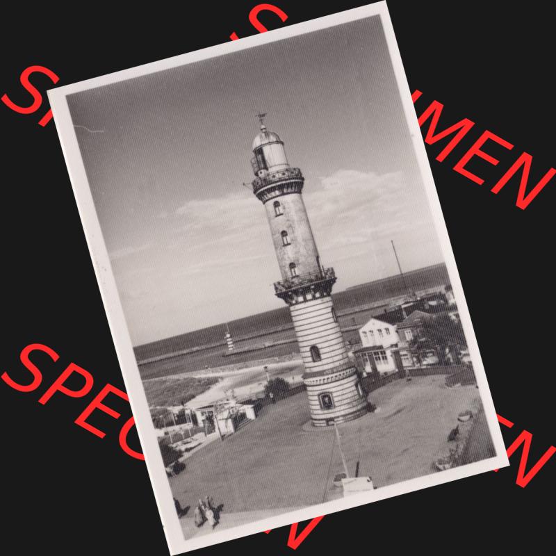 Alte Foto-Ansicht DDR Bezirk Rostock, Kreis Rostock, Hansestadt Rostock, Ortsteil Warnemünde, 10 Fotos von Wolfhard Eschenburg 1962, Unbezeichnetes Foto 3. DDR... Sammlung