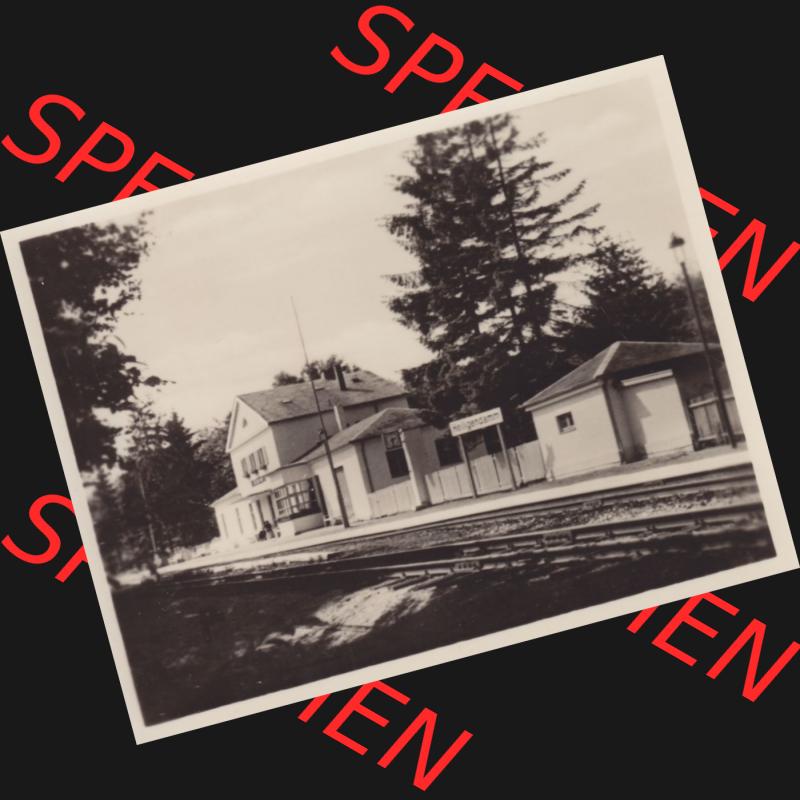 Alte Foto-Ansicht DDR Bezirk Rostock, Kreis Bad Doberan, Ostseebad Heiligendamm, (10 Echte Fotos), von ~1956, Bahnhof. Alte Foto Ansichten der DDR Bezirk... Sammlung