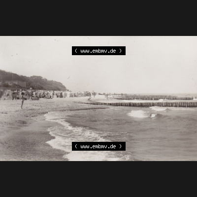 Altes Foto DDR Bezirk Rostock, Kreis Rostock, Ostseebad Graal-Müritz 1975, Seeheilbad. Altes Foto mit Ansicht der DDR Bezirk Rostock, Kreis Rostock, Ostseebad... Sammlung