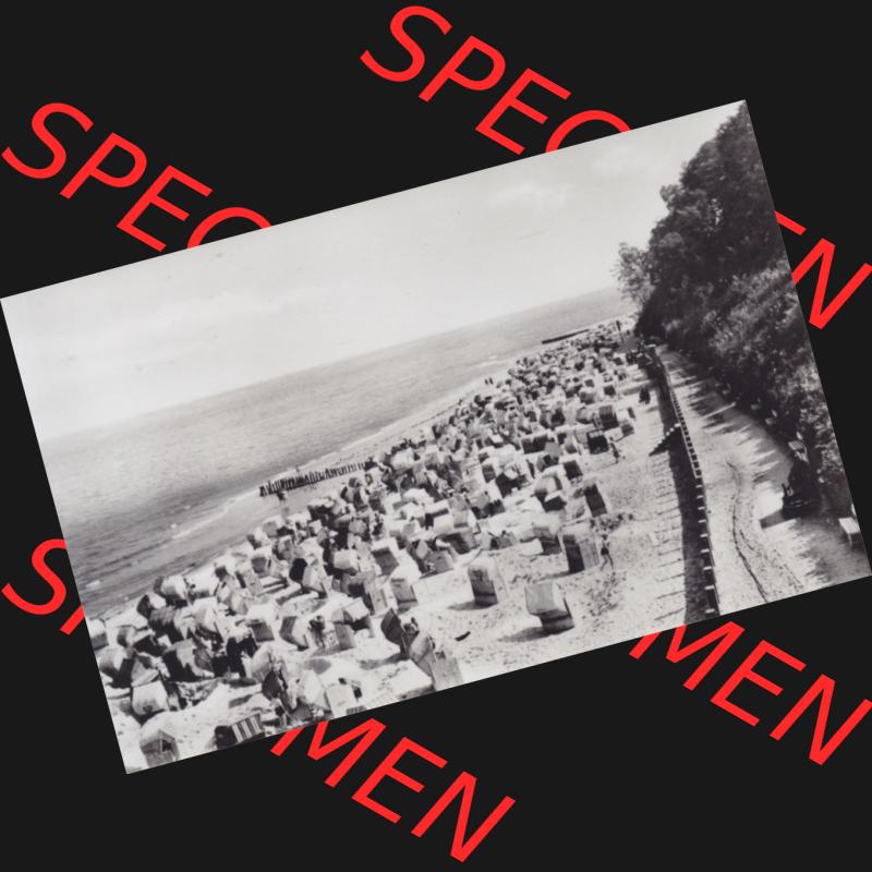 Foto-Ansicht DDR Bezirk Rostock, Kreis Rügen, Ostseebad Sellin 1959, Mit auf dem Foto unbeschriebenen Motiv (0005). Foto vom Graphokopie Heinz Sander G, Berlin... Sammlung