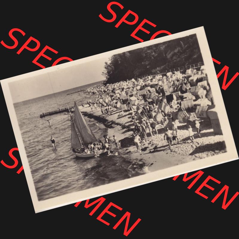Altes Foto der DDR Bezirk Rostock, Kreis Rügen, Insel Rügen, 10 Motive (Echt Foto) Ostseebad Sellin am Strand. Altes Foto mit Ansicht der DDR Bezirk Rostock,... Sammlung