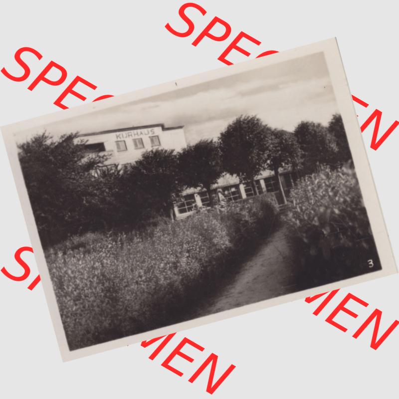 Altes Foto aus DDR Bezirk Rostock, Kreis Bad Doberan, Ostseebad Rerik 1967, 3. Kurhaus. Foto-Ansicht - Foto Handabzug vom Verlag Hans C. Schmiedicke, Kunstverlag,... Sammlung