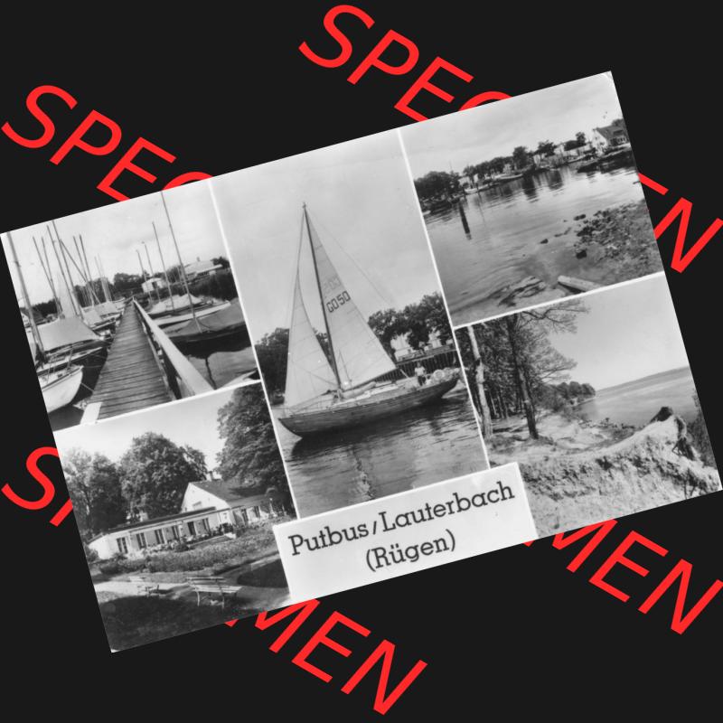 Ansichtskarte mit Ansicht der DDR Bezirk Rostock, Kreis Rügen, DDR Putbus 1981, Putbus - Lauterbach auf Rügen. Ansichtskarten Sammlung Stadt Putbus auf der Insel Rügen... Sammlung