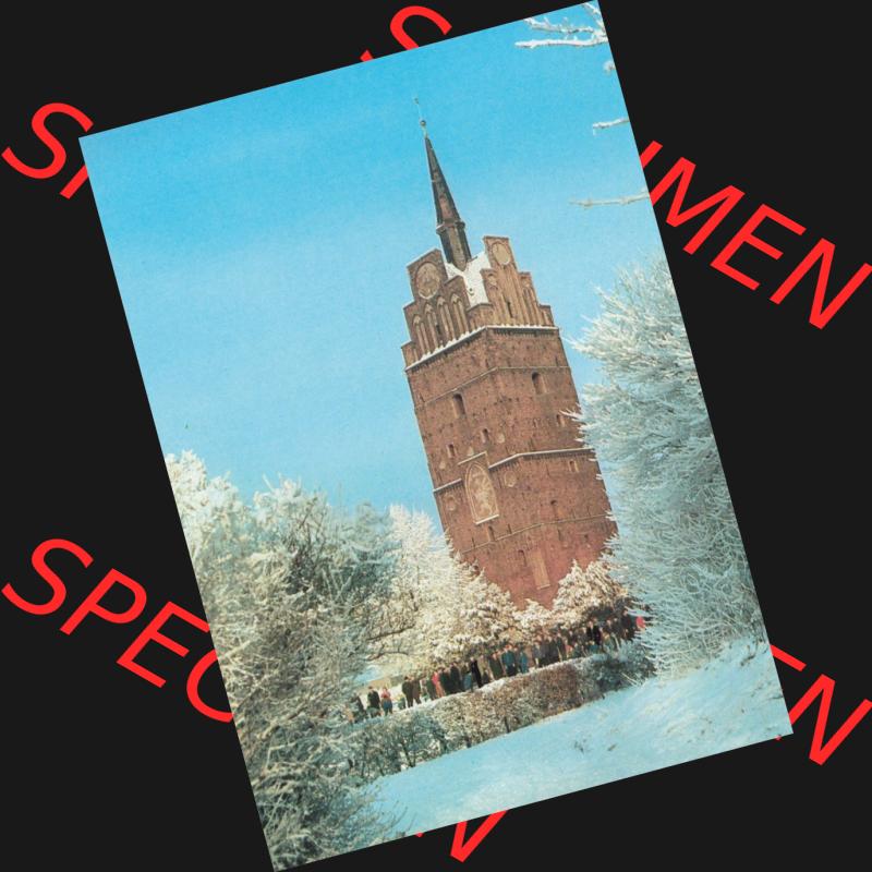 Alte Ansichtskarte mit Ansicht der DDR Bezirk Rostock, Stadtkreis & Hansestadt Rostock Rostocker Kröpeliner Tor im Winter. Digitales Bildmaterial von Farbigen bzw. Color Ansichtskarten... Sammlung