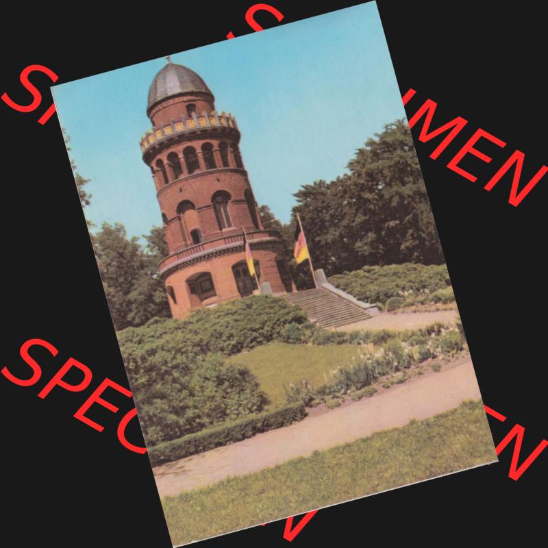 DDR Rugardturm Stadt Bergen auf Rügen, alte Ansichtskarte DDR Bezirk Rostock, Kreis Rügen (Insel Rügen), Stadt Bergen auf Rügen, Ernst-Moritz-Arndt-Turm,... Sammlung