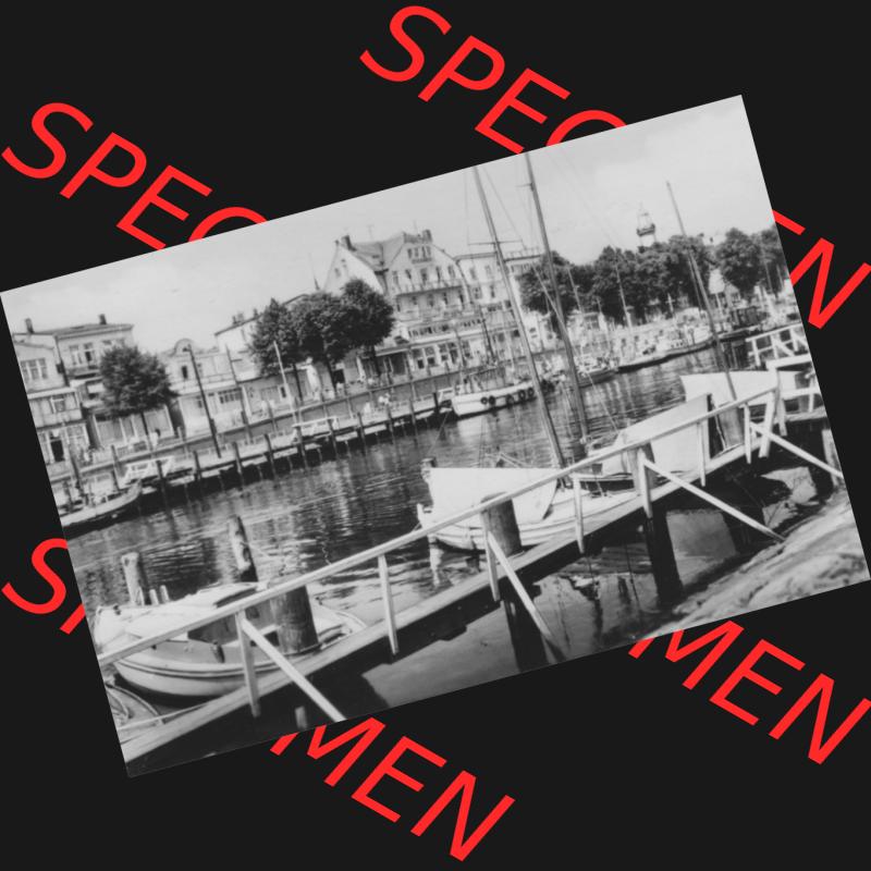 Foto mit Ansicht der DDR Bezirk Rostock, Stadtkreis Rostock, DDR Foto Rostock-Warnemünde 1962, 9. Am Alten Strom, Heldge-Verlag KG - Köthen-Anh..... Sammlung