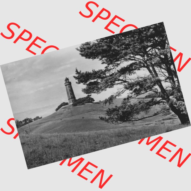 Foto mit Ansicht der DDR Bezirk Rostock, Kreis Rügen, DDR Insel Hiddensee 1970, 1. Leuchtturm Hiddensee, Heldge-Verlag KG, Köthen-Anh. DDR Bezirk Rostock,... Sammlung