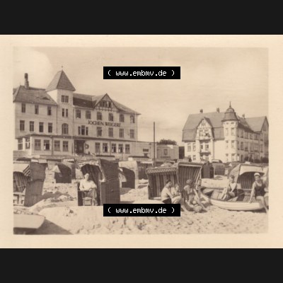 Alte Foto-Ansicht DDR Bezirk Rostock, Kreis Bad Doberan, Ostseebad Kühlungsborn 1954, 7147 FDGB-Heim Jochen Weigert. Digitales Bildmaterial von Fotos aus der DDR, der... Sammlung