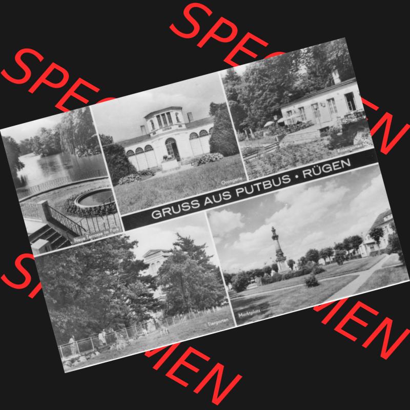 Ansichtskarte mit Ansicht der DDR Bezirk Rostock, Kreis Rügen, DDR Putbus 1978, Gruss aus Putbus Rügen. Ansichtskarten Sammlung Stadt Putbus auf der Insel Rügen... Sammlung