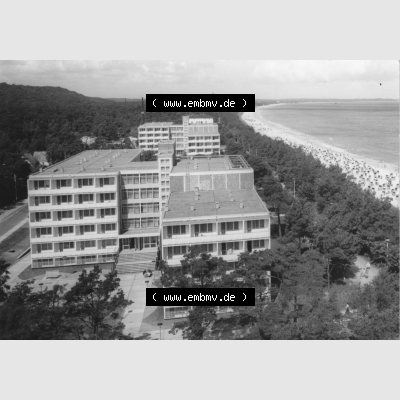 Foto mit Ansicht der DDR Bezirk Rostock, Kreis Rügen, DDR Ostseebad Binz 1978, Binz auf Rügen, Photo H. Zobler Binz-Rügen. Digitales Bildmaterial von... Sammlung