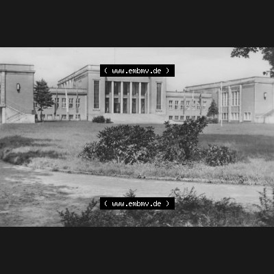 Foto mit Ansicht der DDR Bezirk Rostock, Kreis Wolgast, DDR Zinnowitz auf Usedom 1965, 2. Kulturhaus, Heldge-Verlag KG - Köthen-Anh.. Altes Foto der DDR... Sammlung