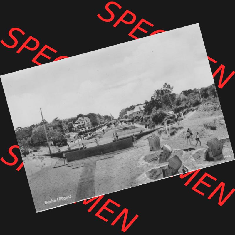 Ansichtskarte mit Ansicht der DDR Bezirk Rostock, Kreis Rügen, DDR Ostseebad Baabe 1961, Baabe (Rügen), Heldge-Verlag KG 437 Köthen-Anhalt. Ansichtskarten... Sammlung
