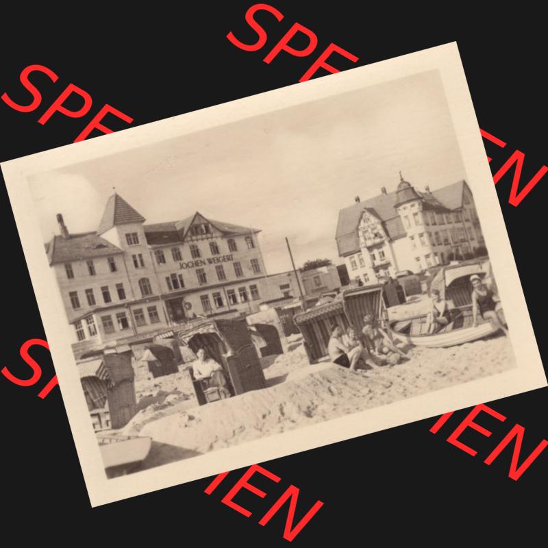 Alte Foto-Ansicht DDR Bezirk Rostock, Kreis Bad Doberan, Ostseebad Kühlungsborn 1954, 7147 FDGB-Heim Jochen Weigert. Digitales Bildmaterial von Fotos aus der DDR, der... Sammlung