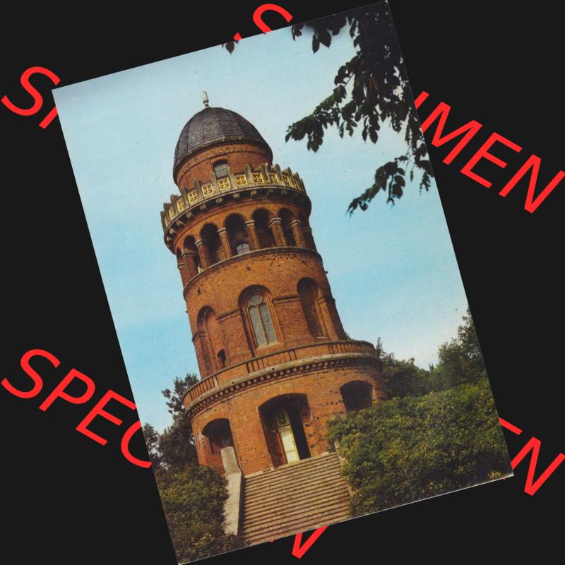 DDR Rugardturm Stadt Bergen auf Rügen, alte Ansichtskarte DDR Bezirk Rostock, Kreis Rügen (Insel Rügen), Stadt Bergen/Rügen, Rugardturm,... Sammlung