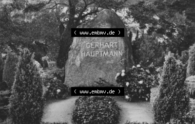 DDR Insel Hiddensee 1970, 5. Grab von Gerhart Hauptmann Hiddensee, Heldge-Verlag KG, Köthen-Anh Sammlung