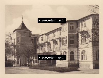 Alte Foto-Ansicht DDR Bezirk Rostock, Kreis Bad Doberan, Ostseebad Kühlungsborn 1954, 7681 FDGB-Heim Waldkrone. Digitales Bildmaterial... Sammlung