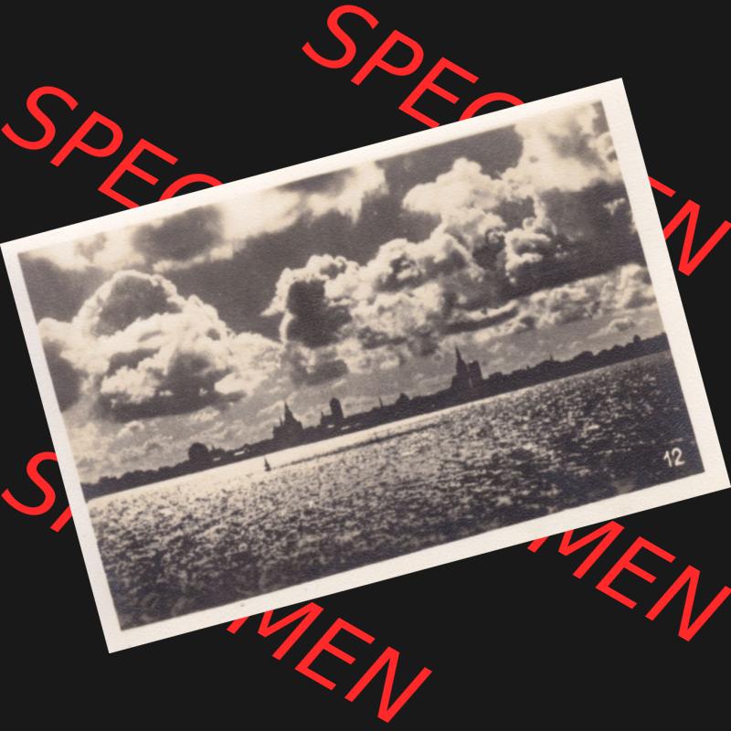 Alte Foto-Ansicht DDR Bezirk Rostock, Kreis Stralsund, Hansestadt Stralsund 12. Stralsund im Abendlicht. Foto aus Foto-Mappe vom Verlag Werner Schwarz, Stralsund.... Sammlung
