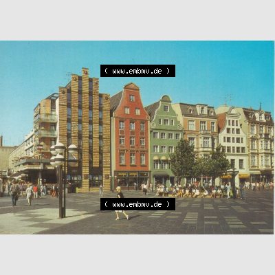 Alte Ansichtskarte mit Ansicht der DDR Bezirk Rostock, Stadtkreis & Hansestadt Rostock Cafe Rostock, Ecke Köpeliner Straße, Einbildkarte. Digitales Bildmaterial... Sammlung