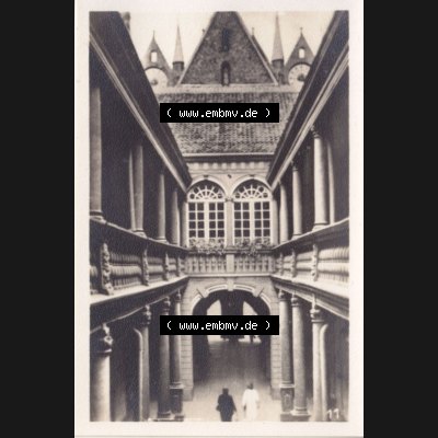 Alte Foto-Ansicht DDR Bezirk Rostock, Kreis Stralsund, Hansestadt Stralsund 11. Rathausdurchgang. Foto aus Foto-Mappe vom Verlag Werner Schwarz, Stralsund. Die Fotomappe... Sammlung
