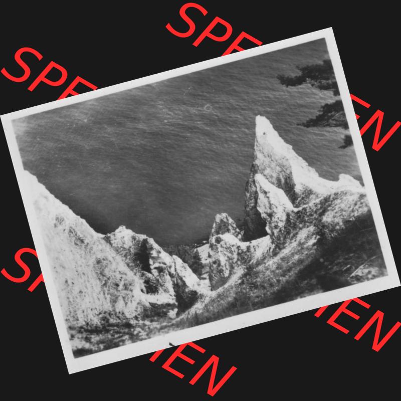 Foto mit Ansicht der DDR Bezirk Rostock, Kreis Rügen, DDR Stadt Saßnitz Stubbenkammer auf der Insel Rügen, Querformat, Thür. Volksverlag Weimar.... Sammlung