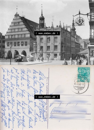 Ansicht der Stadt Greifswald 1959, Foto Schneider Neustrelitz, zum herunterladen freigegeben Sammlung