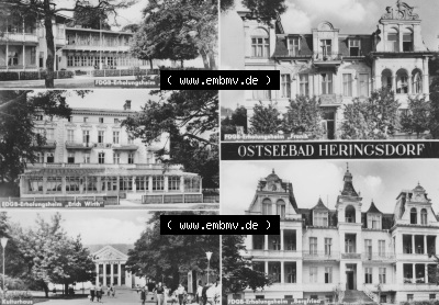 Ansicht Ostseebad Heringsdorf 1968-1971, FDGB-Erholungsheim Erich Weinert und weitere Erholungsheime Sammlung
