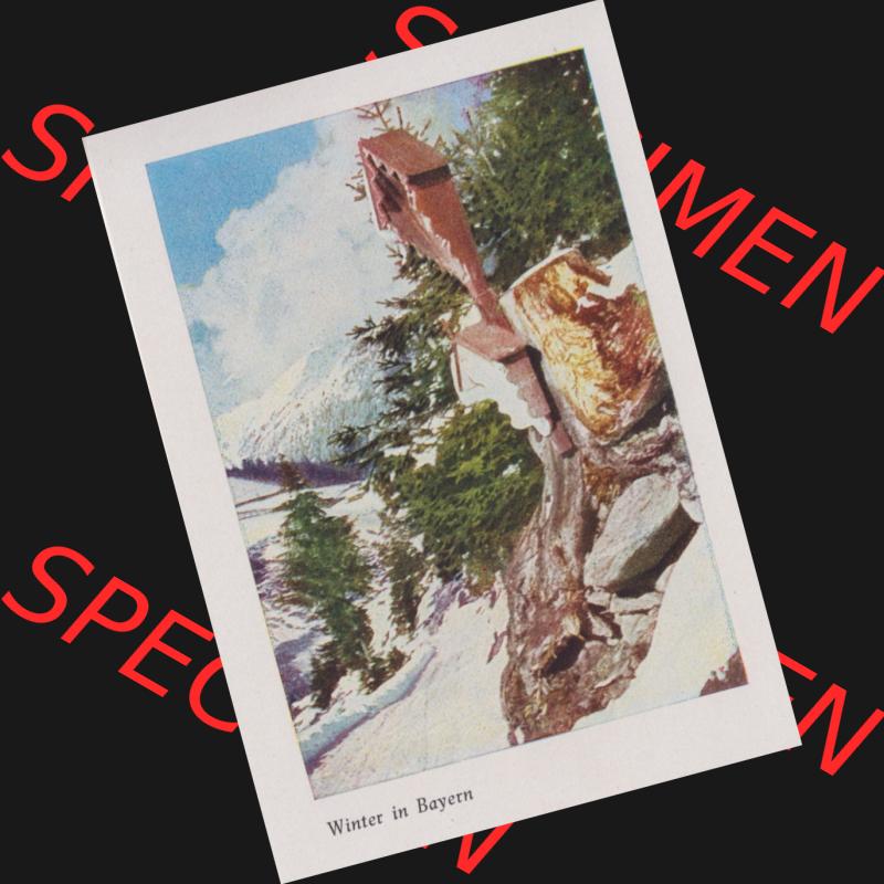 Lithographien Fotos, Heldge-Verlag Köthen/Anhalt Deutschland im farbigen Bild - 50 Heldge-farb-fotos Winter in Bayern. Sammlung von 50 Heldge-farb-fotos des Heldge-Verlages Köthen... Sammlung