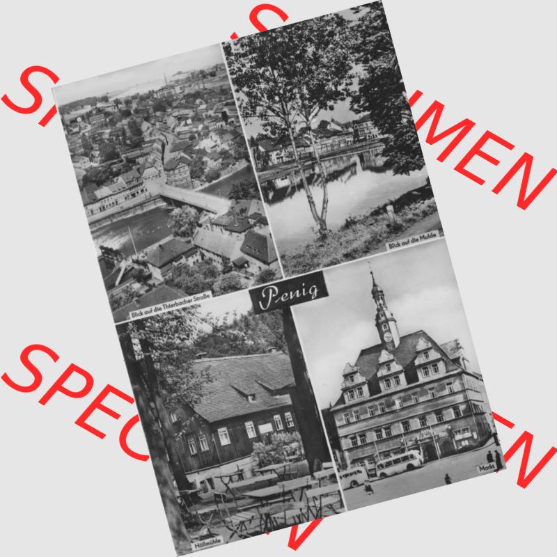 Ansichtskarte Erhard Neubert KG - Karl-Marx-Stadt DDR gemischte Ansichtskarten Sammlung mit 4-Bildkarte in s/w Schwarzweiß bzw. Graustufen, erschienen in den 1970er Jahre,... Sammlung