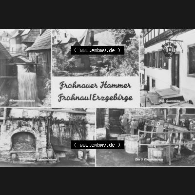 Ansichtskarte Planet-Verlag Berlin Sammlung der DDR in s/w - Schwarzweiß der 1970er Jahre, 1978, Frohnauer Hammer, Frohnau im Erzgebirge. Digitales Bildmaterial von Ansichtskarten... Sammlung