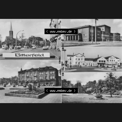 Ansichtskarte Heldge-Verlag Köthen/Anhalt DDR gemischte s/w, schwarzweiß, graustufen Sammlung der Jahre 1960er, 1969, Bitterfeld, Walther-Rathenau-Straße,... Sammlung