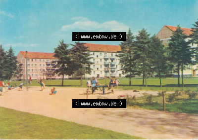 Erhard Neubert KG - Karl-Marx-Stadt DDR, DDR Bezirke 1960er Jahre, 1964, Lithografie Hoyerswerda, zum herunterladen freigegeben Sammlung