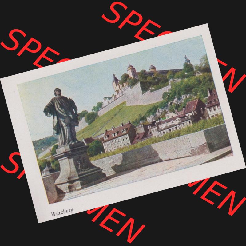 Lithographien Fotos, Heldge-Verlag Köthen/Anhalt Deutschland im farbigen Bild - 50 Heldge-farb-fotos Würzburg I. Sammlung von 50 Heldge-farb-fotos des Heldge-Verlages Köthen... Sammlung