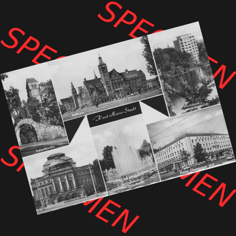 Ansichtskarten DDR, Stadt Karl-Marx-Stadt 1966, Rathaus, Chemnitzer Hof, Schloßkirche, Foto und Verlag Lichtbild-Schincke KG, Zeitz. Digitales Bildmaterial... Sammlung