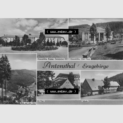Ansichtskarte Erhard Neubert KG - Karl-Marx-Stadt DDR gemischte Ansichtskarten Sammlung mit 5-Bildkarten der DDR 1960er Jahre, 1968, Antonsthal im Erzgebirge mit Antonshöhe Club-Haus,... Sammlung