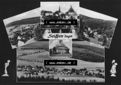 Erhard Neubert KG - Karl-Marx-Stadt, erschienen in den 1960er Jahre, 1963 Stadt Seiffen im Erzgebirge 4+ Ansichten von Seiffen,... Sammlung