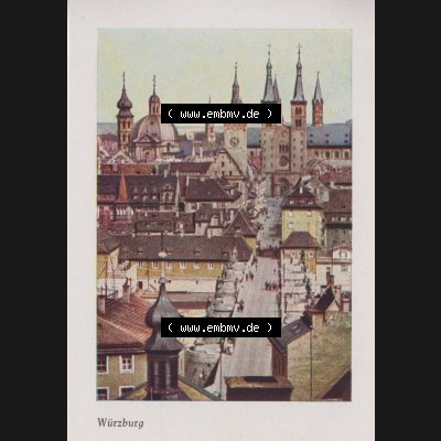 Lithographien Fotos, Heldge-Verlag Köthen/Anhalt Deutschland im farbigen Bild - 50 Heldge-farb-fotos Würzburg III. Sammlung von 50 Heldge-farb-fotos des Heldge-Verlages Köthen... Sammlung
